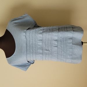 NWOT Liz Claiborne Large Layered Blue Tee